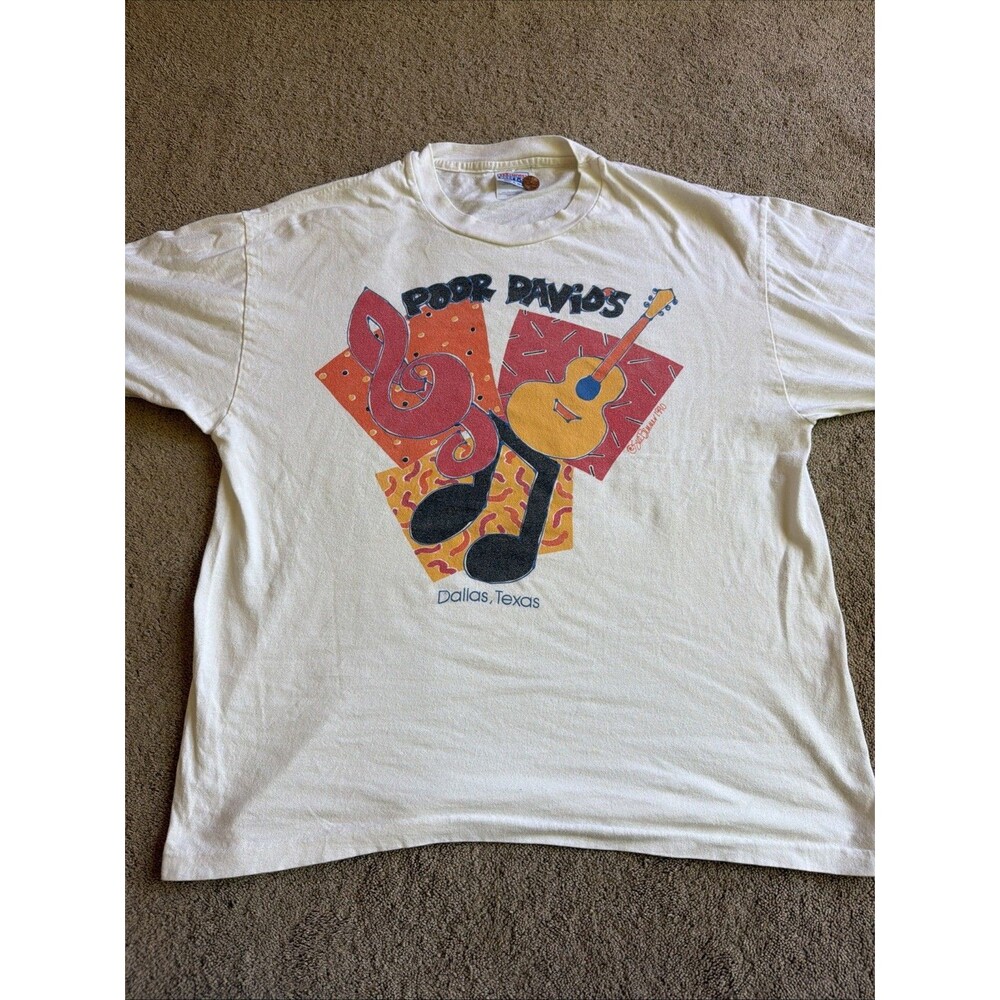 Vintage Hanes Beefy Poor David’s 1996 Music Festival Single Stitch XL Shirt